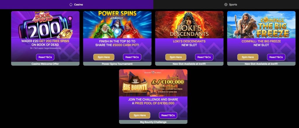 kwiff bonus